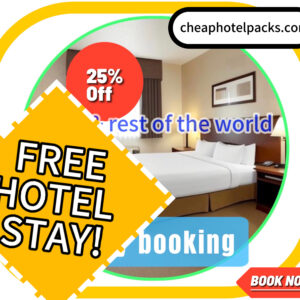 • FREE hotel stay *Can be added to any hotel pack 🌎